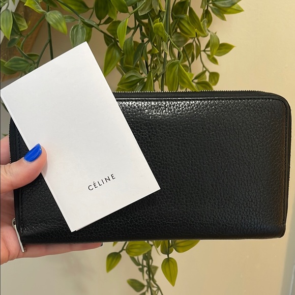 Celine Black Leather Wallet - Picture 7 of 8